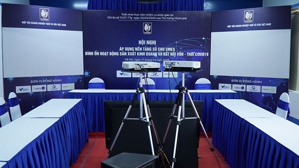 Hoàn tất khâu chuẩn bị cho Hội nghị ngày 17/04/2020 áp dụng nền tảng số cho SMES bình ổn hoạt  động sản xuất kinh doanh thời Covid