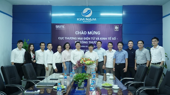 "Nguyen Kim Hung - Chairman of Kim  Nam Group welcomed and worked with Vietnam E-Commerce and Digital Economy Agency of the Ministry of Industry and Trade at Kim Nam Group. 25th,September, 2020 | NEWS & EVENTS"
