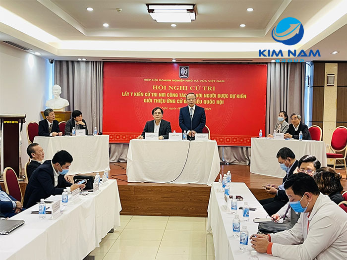 TS. Nguyễn Văn Thân được cử tri bầu với 100% phiếu giới thiệu ứng cử tham gia Đại biểu Quốc hội khóa XV tại Hội nghị đại diện cử tri lấy ý kiến cử tri nơi công tác đối với người dự kiến giới thiệu ứng cử đại biểu Quốc hội