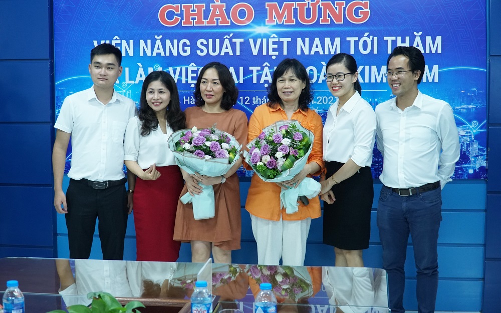 Chào mừng Viện Năng Suất  Việt Nam (VNPI) tới thăm và làm việc tại Tập đoàn Kim Nam