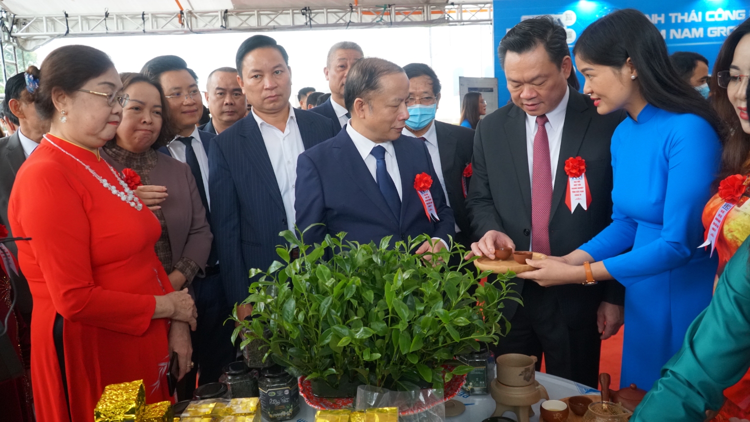 Gian hàng trưng bày các sản phẩm OCOP 