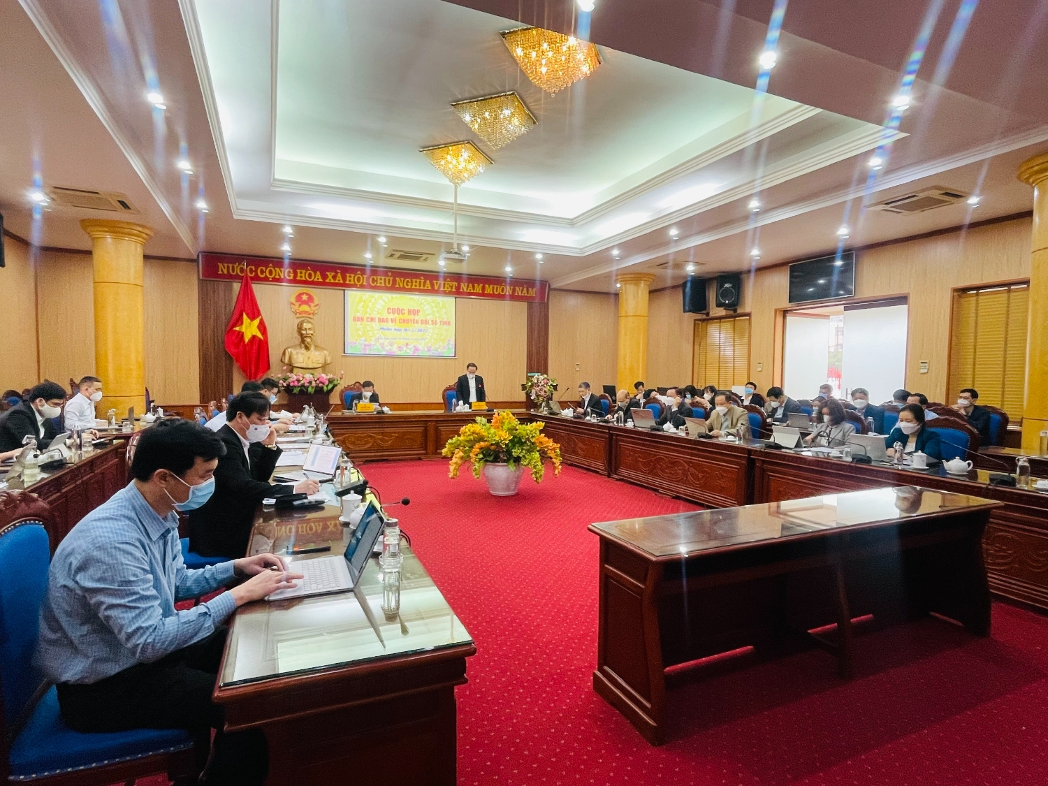 Chủ tịch Tập đoàn Kim Nam Nguyễn Kim Hùng dự Hội nghị triển khai các hoạt động chuyển đổi số năm 2022 của tỉnh Bắc Kạn